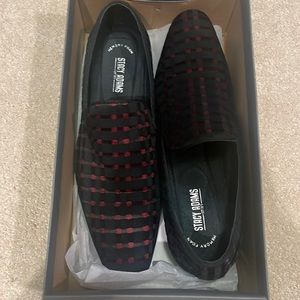 Stacy Adams burgundy and black dress shoes  size 10
